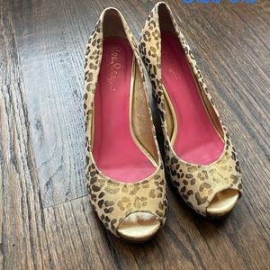 Lilly Pulitzer size 6.5 wedges